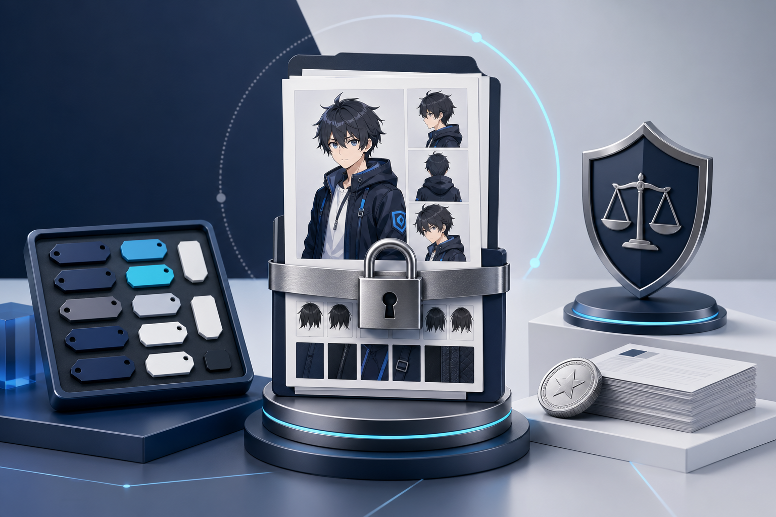キャラクター設定と商用利用を確認する制作チェック項目