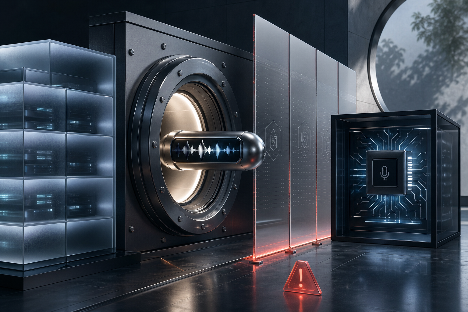 音声データのプライバシーと法的リスクを守る構造