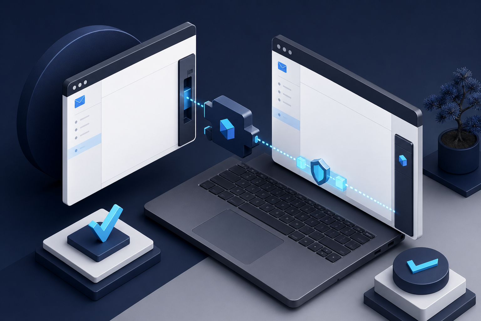 GmailとApple Mailに追加される拡張機能の流れ