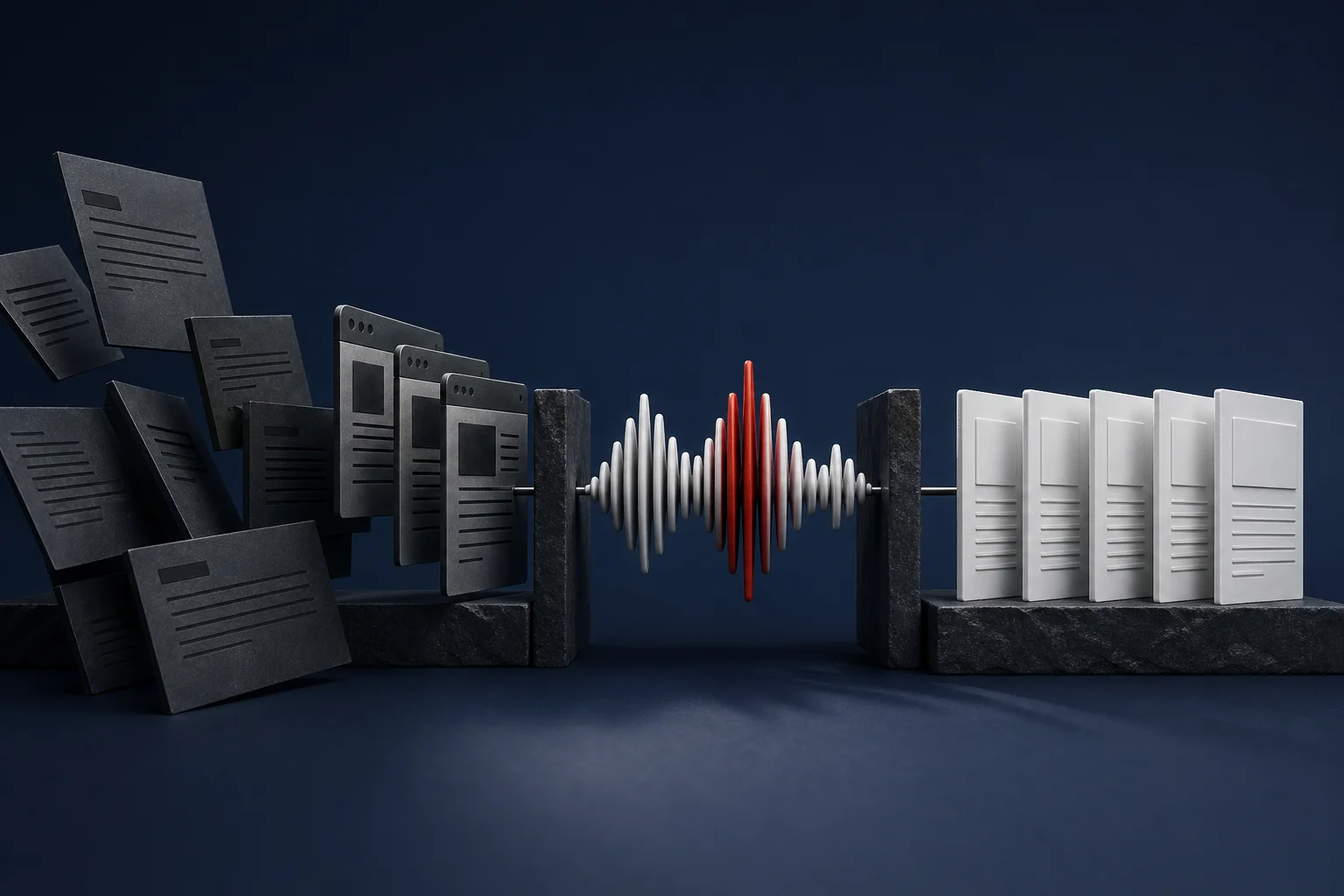 ブランドの文体を統一する声紋と文書の静物