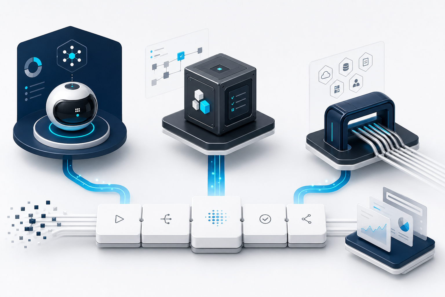 Copilot・Agents・MCPが連携するAI自動化の構成
