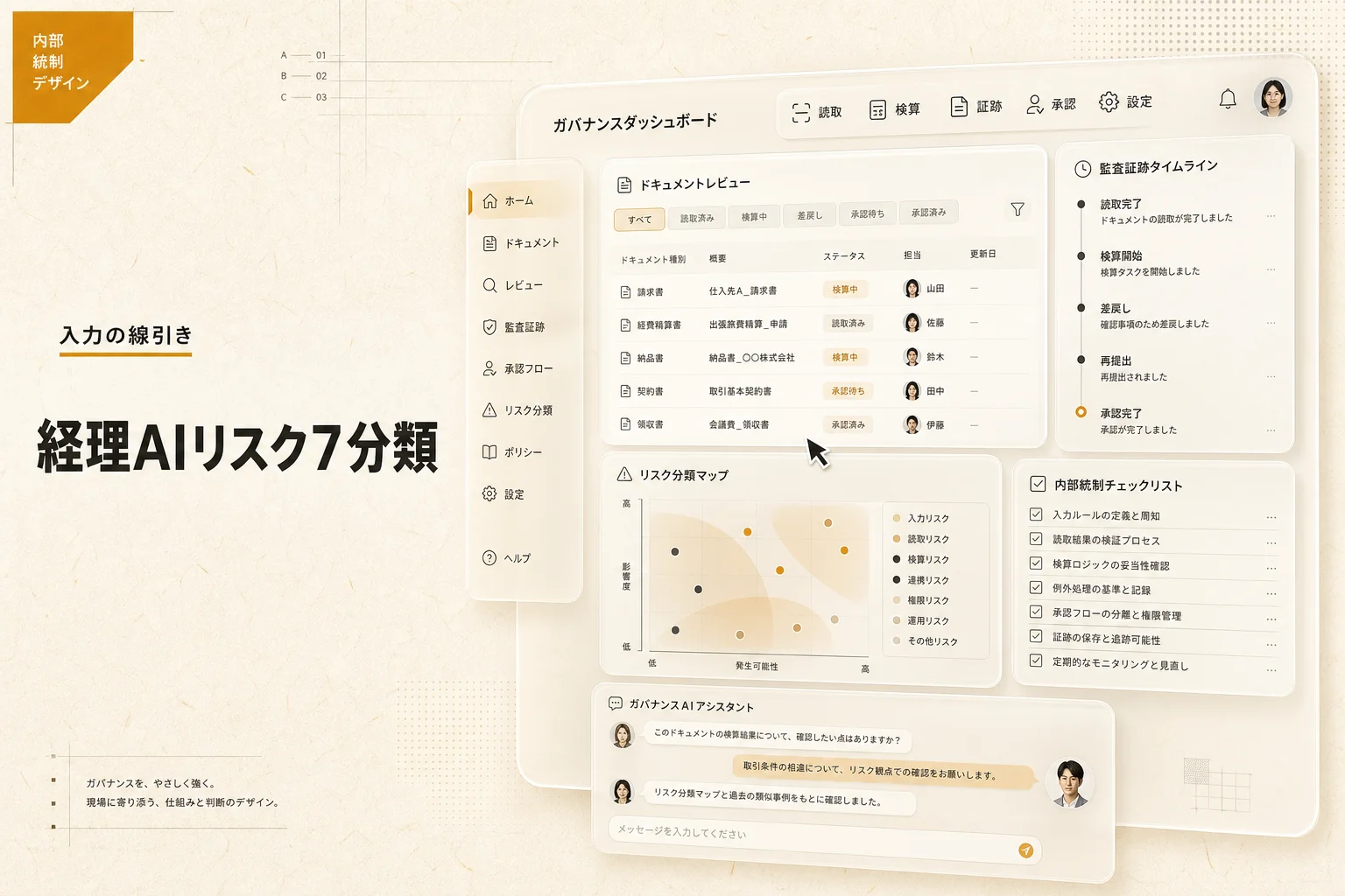 経理のAIリスク7分類｜情報漏洩・監査証跡・税務判断の線引き (2026年版)