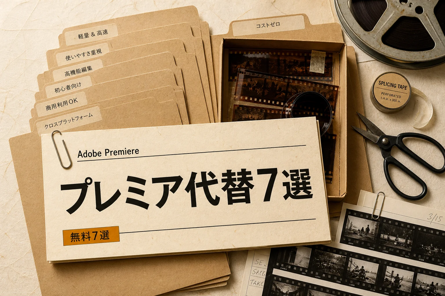 Adobe Premiere AIの代替7選 無料・日本語・オープンソースで選ぶ動画編集 (2026年版)