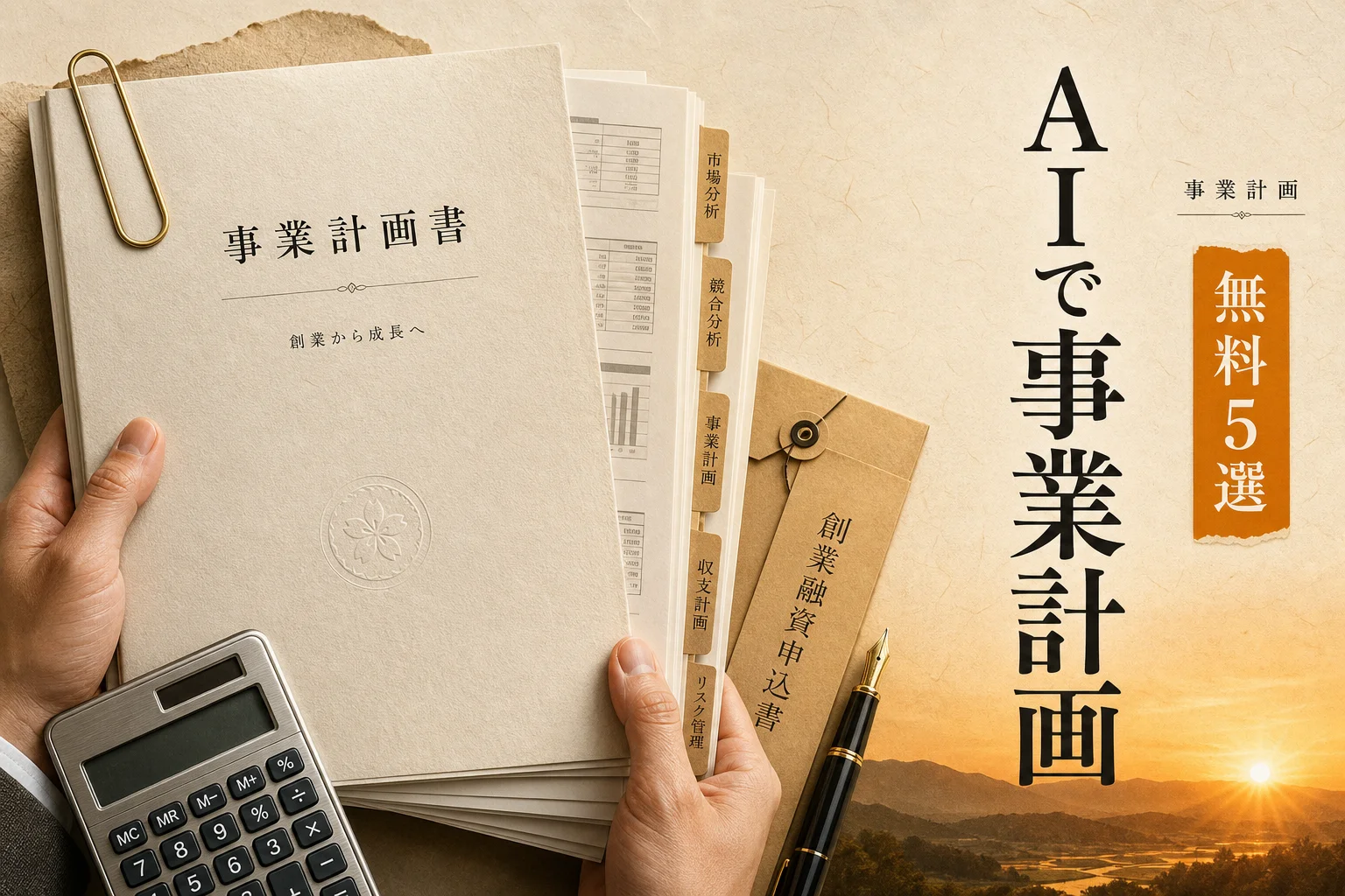事業計画書をAIで作成する手順と無料ツール5選、料金比較つき (2026年版)
