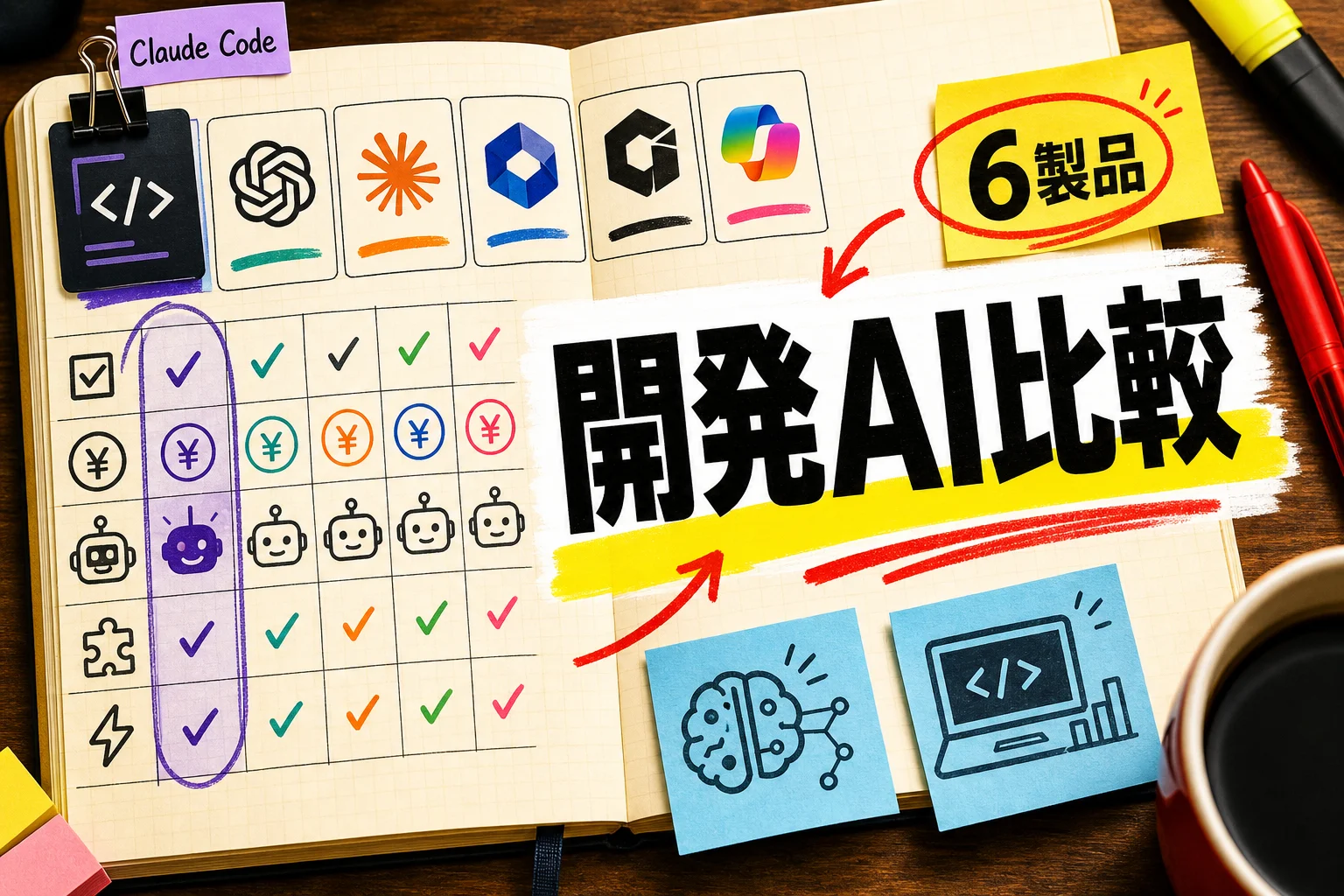 AI駆動開発ツールおすすめ6製品を徹底比較｜満足度と料金で選ぶ2026年版