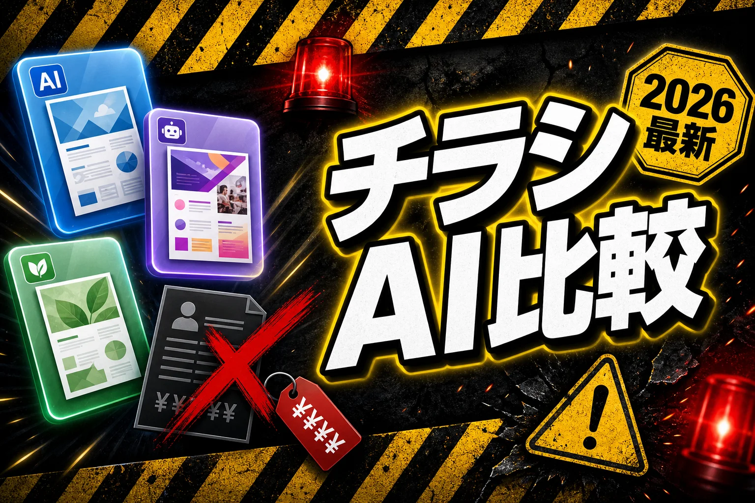 チラシ作成AIおすすめ比較｜無料で作れるツールと料金相場（2026年版）