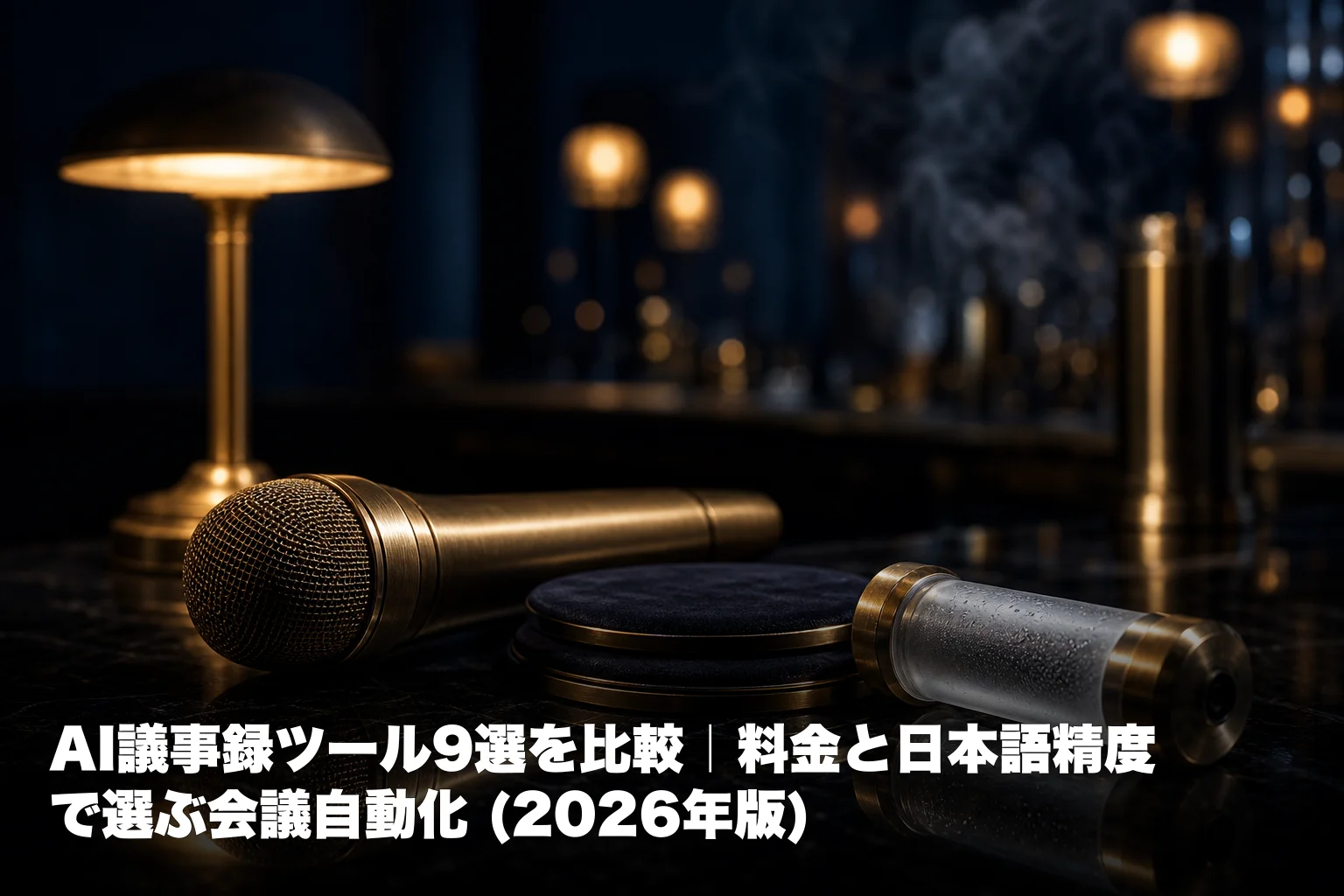 AI議事録ツール9選を比較｜料金と日本語精度で選ぶ会議自動化 (2026年版)
