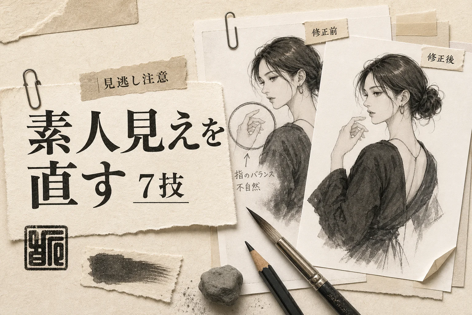 AIイラストをプロ品質に見せる7つのコツと失敗の直し方 (2026年版)