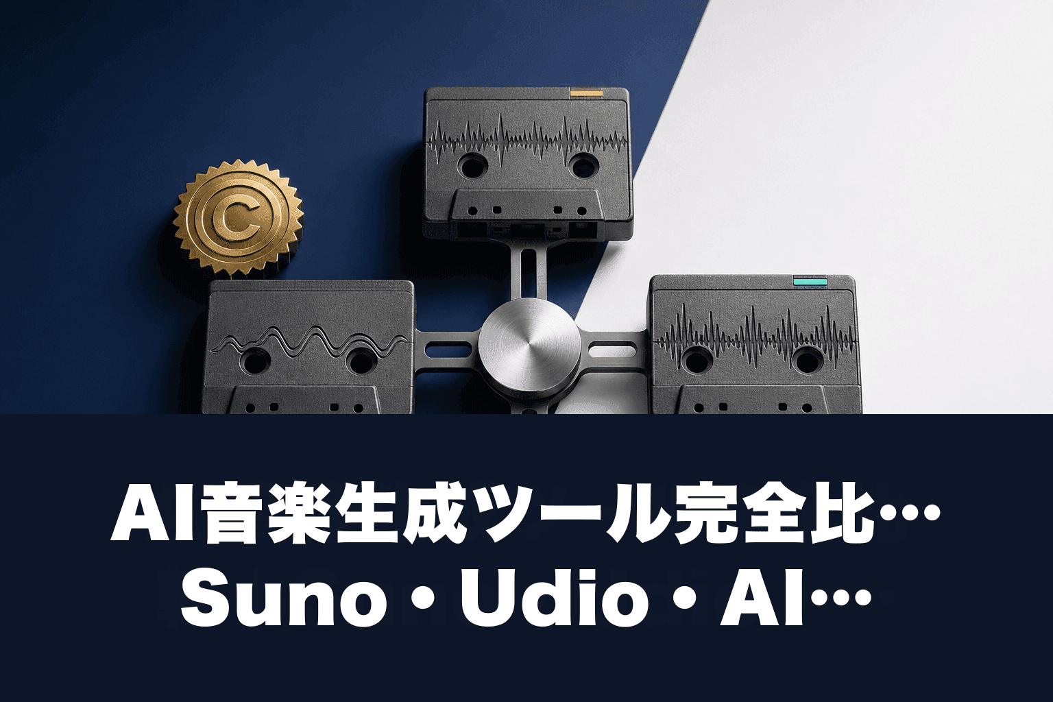 【2026年最新】AI音楽生成ツール完全比較｜Suno・Udio・AIVA・Soundraw