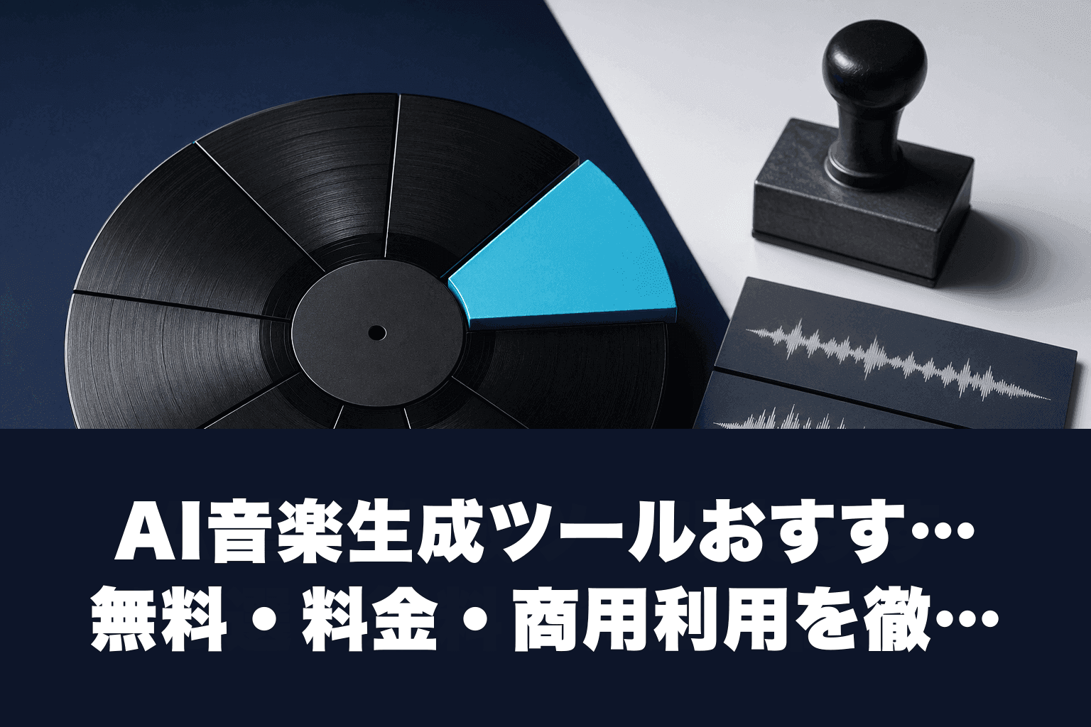 【2026年最新】AI音楽生成ツールおすすめ8選｜無料・料金・商用利用を徹底比較