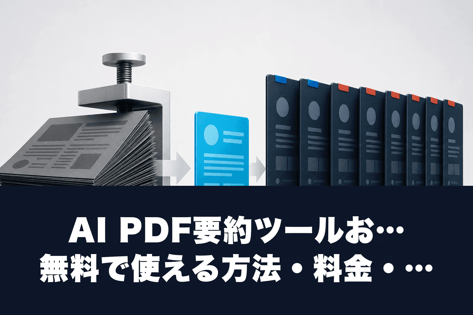 【2026年最新】AI PDF要約ツールおすすめ7選｜無料で使える方法・料金・プロンプトを徹底比較