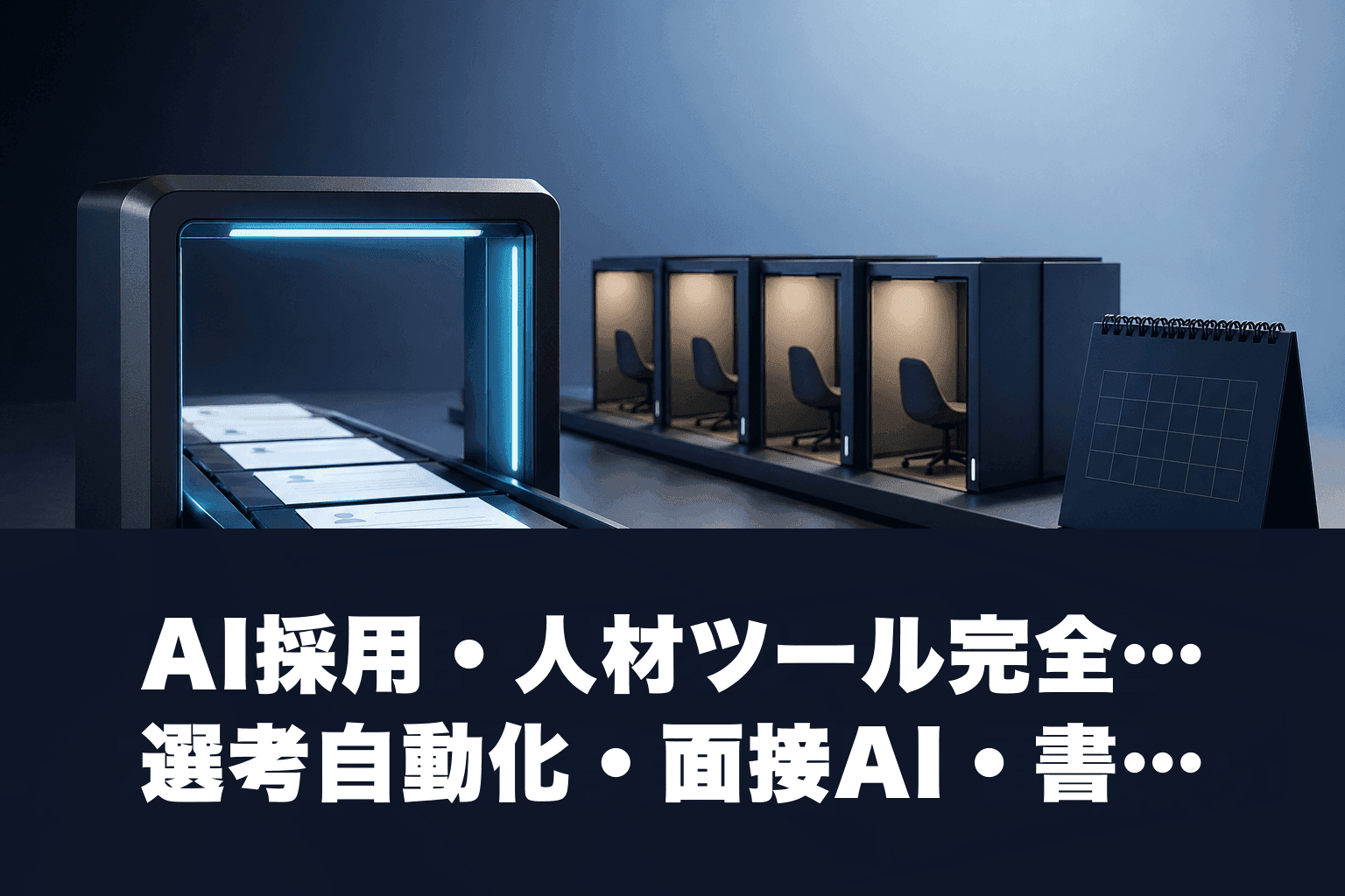 【2026年最新】AI採用・人材ツール完全ガイド｜選考自動化・面接AI・書類スクリーニング