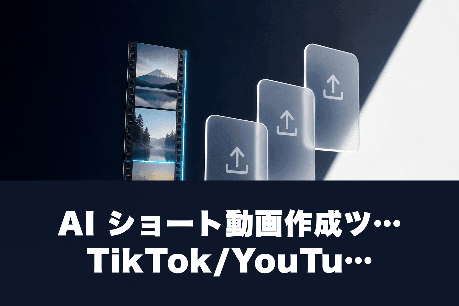 AI ショート動画作成ツール7選｜TikTok/YouTube向け徹底比較【2026年版】