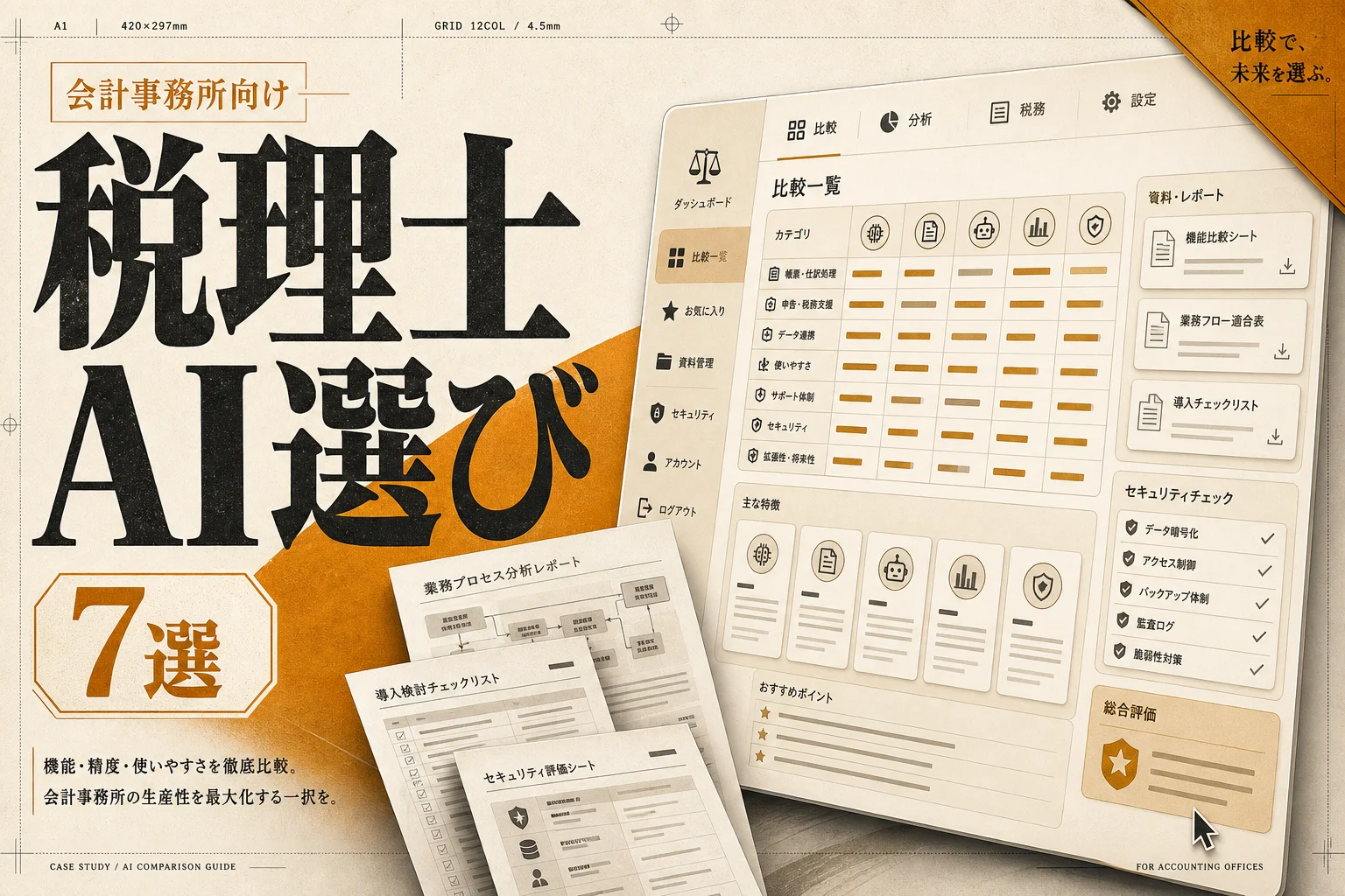 税理士向けAIツールおすすめ7選 — 業種で選ぶ選び方 (2026年版)