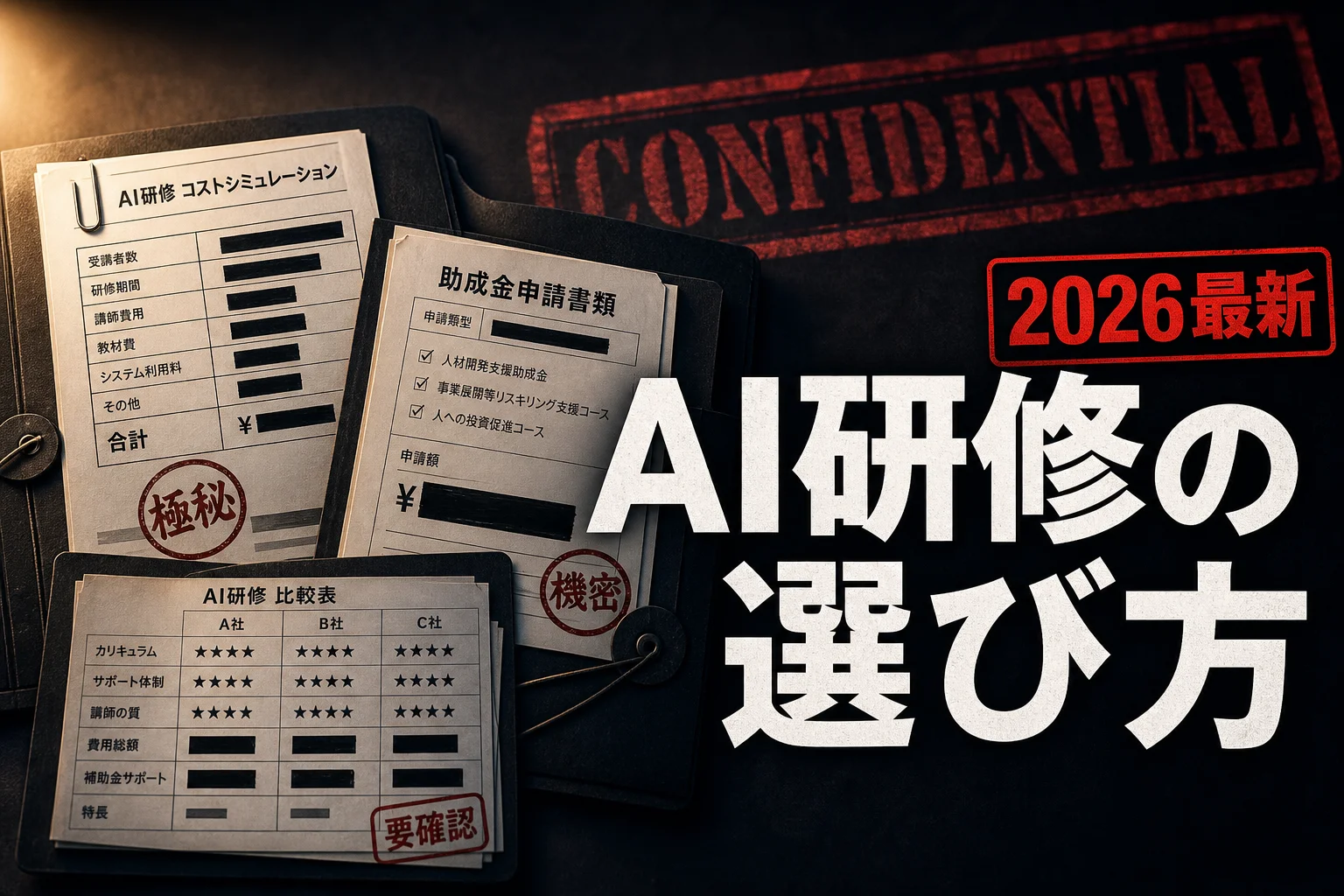AI研修おすすめ比較｜費用相場と助成金の使い方(2026年版)