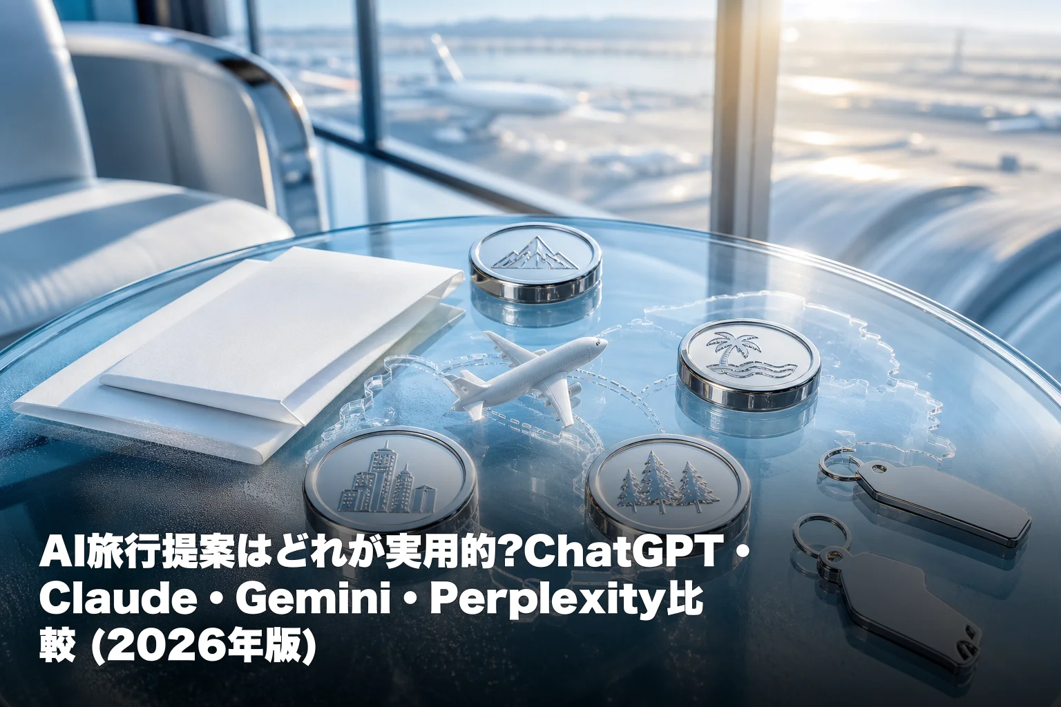 AI旅行提案はどれが実用的?ChatGPT・Claude・Gemini・Perplexity比較 (2026年版)