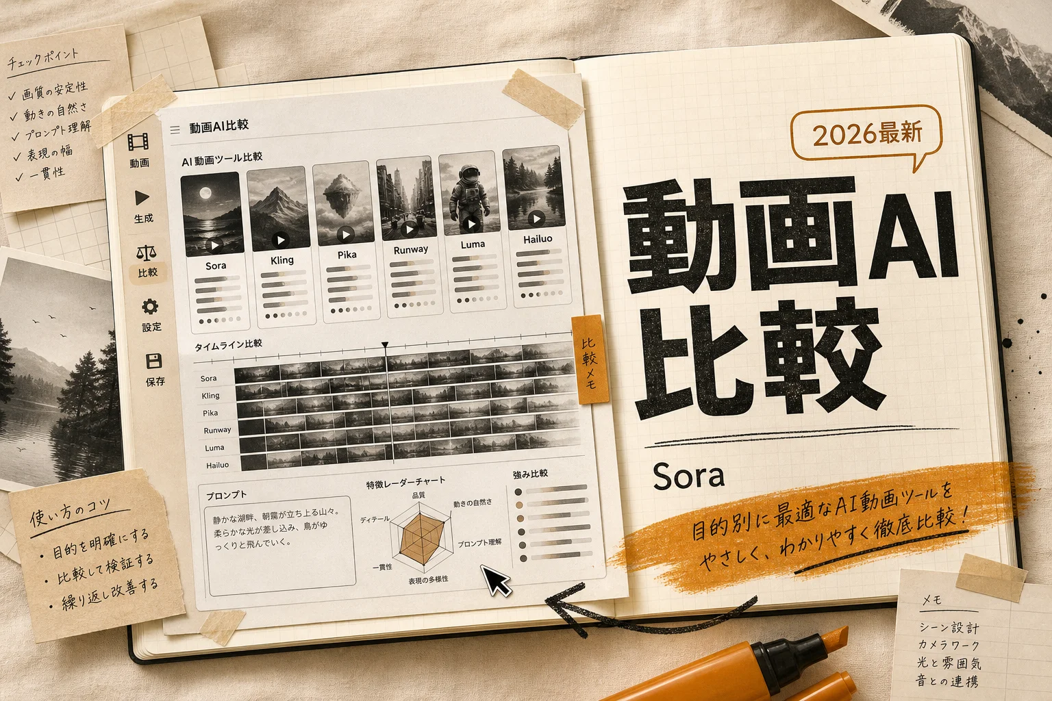 AI動画生成ツール比較 — 料金と無料枠で選ぶ本命はどれか(2026年版)