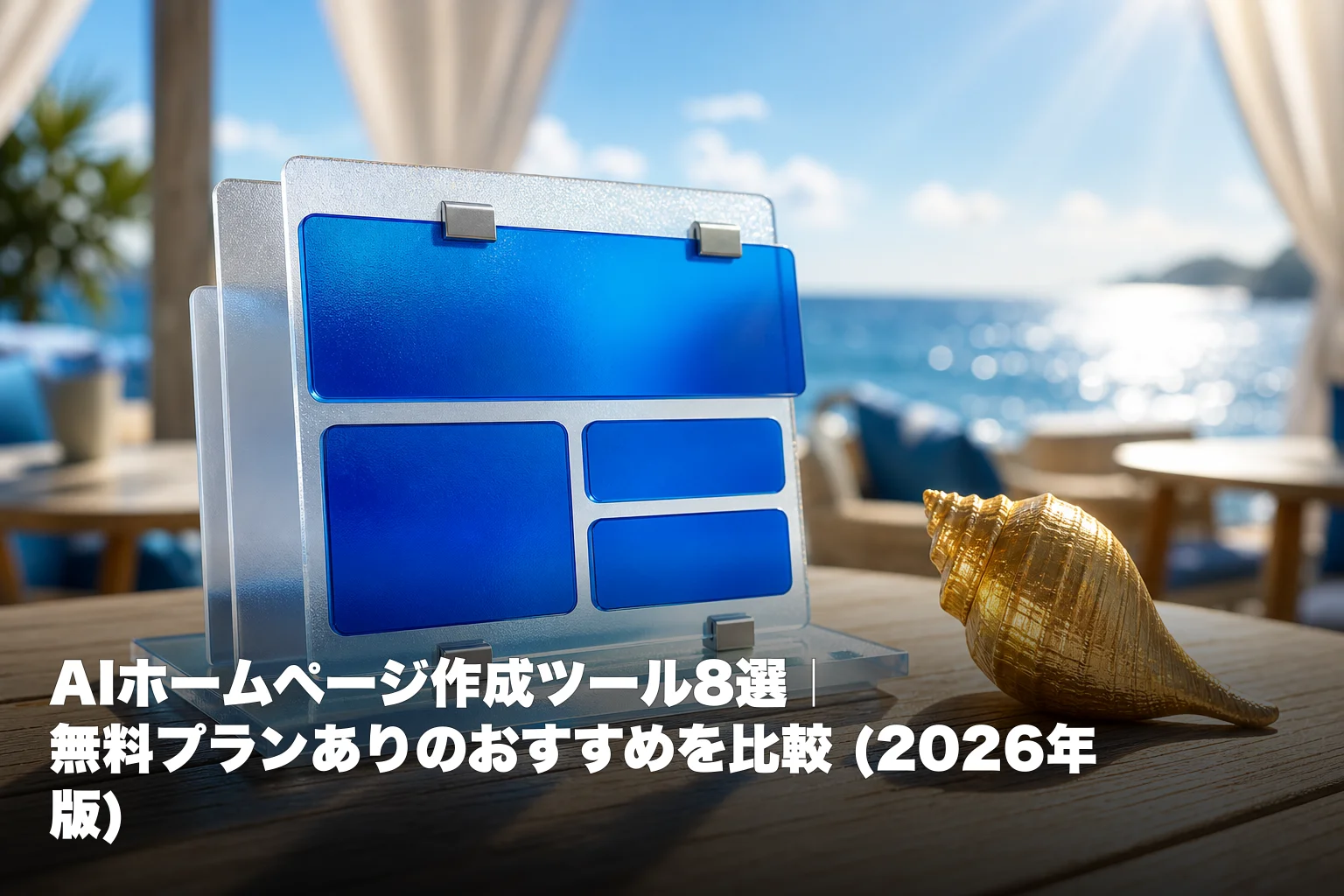 AIホームページ作成ツール8選｜無料プランありのおすすめを比較 (2026年版)