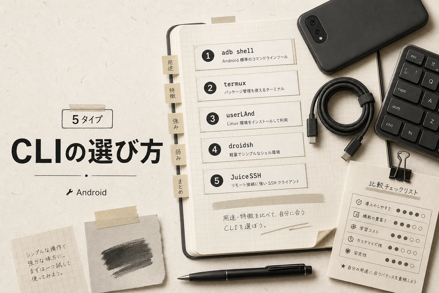 Android CLIでChatGPTを使う5選 性能とコストを比較 (2026年版)