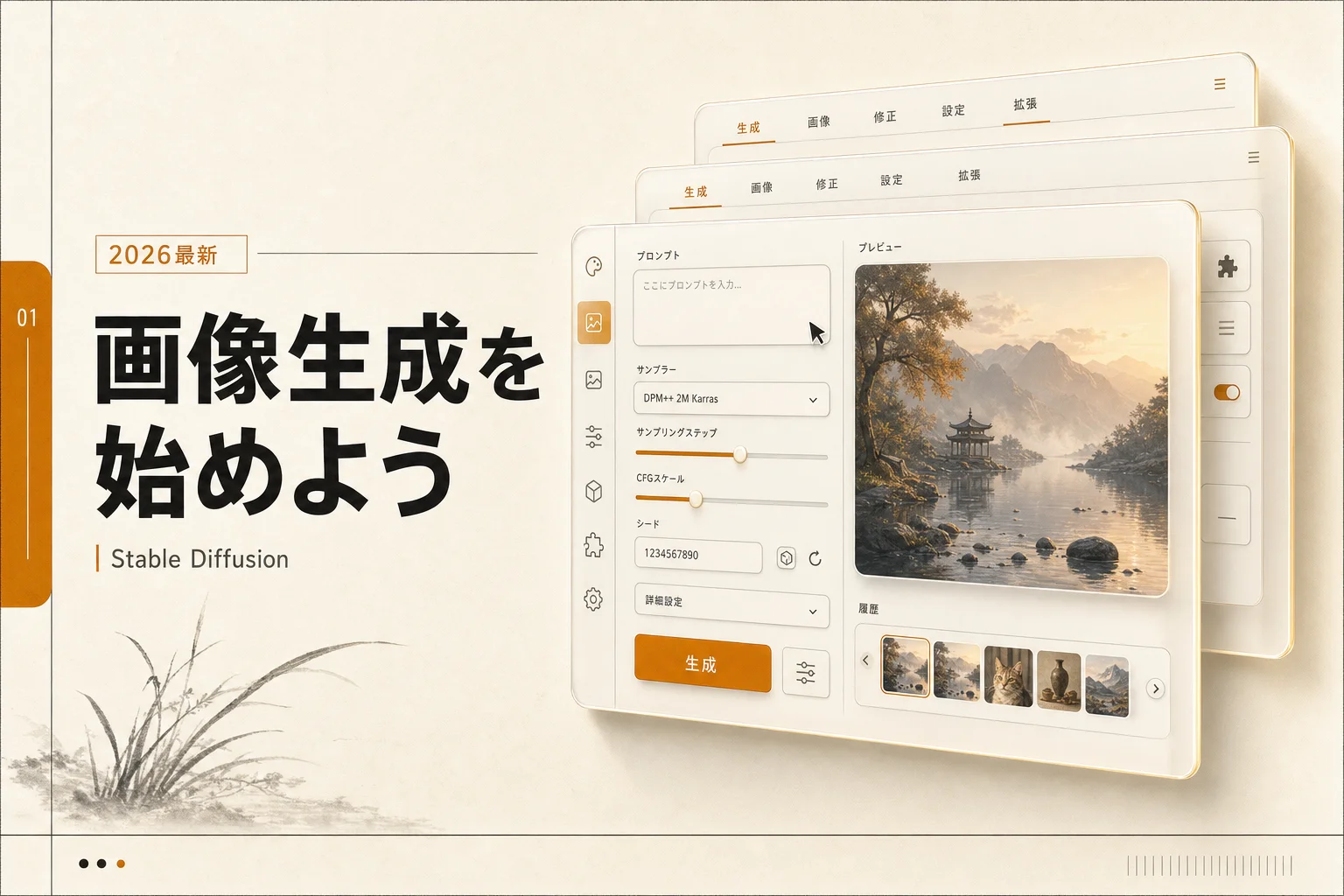 AUTOMATIC1111とは？無料のStable Diffusion WebUI導入と使い方 (2026年版)