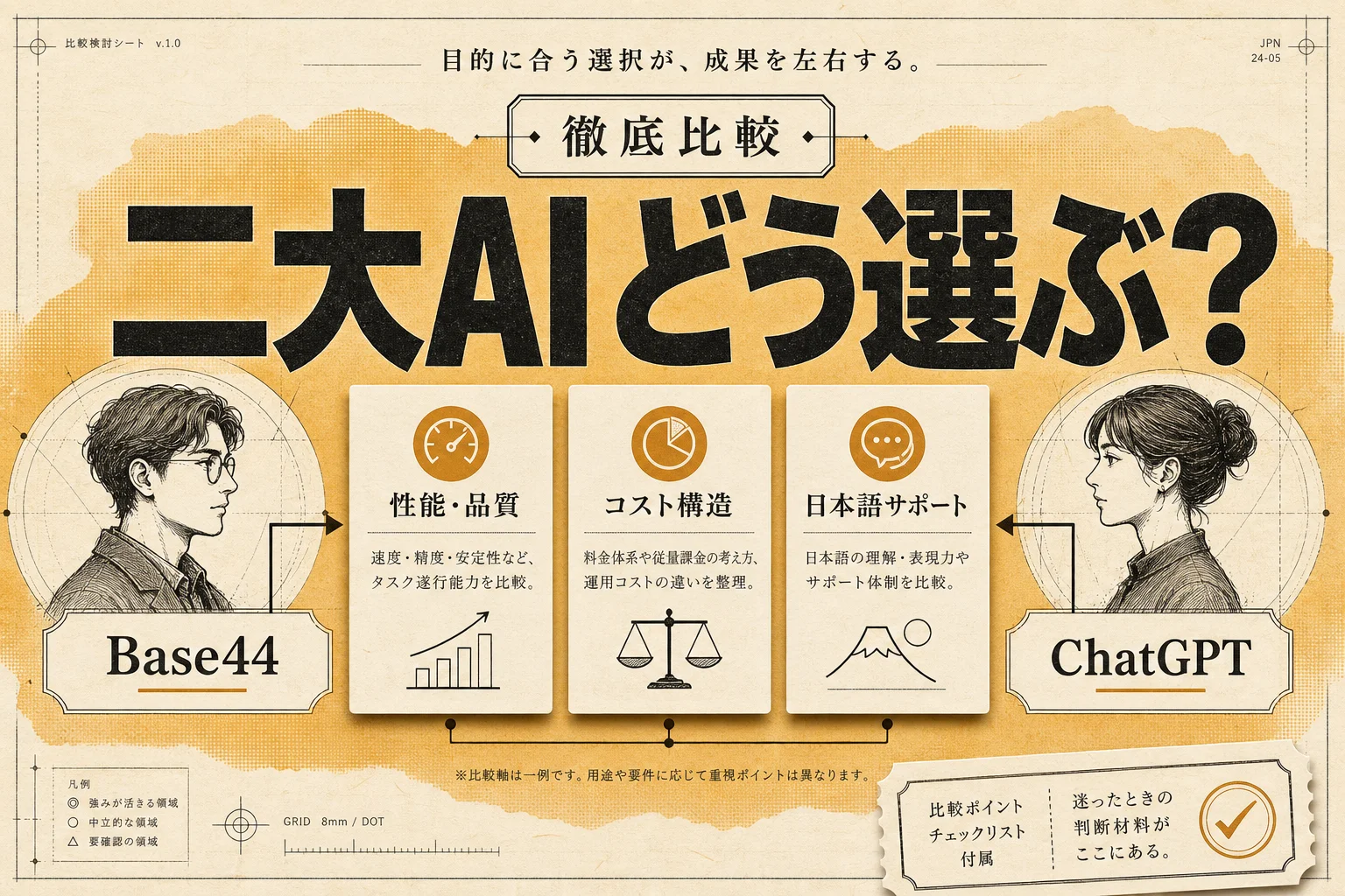 Base44 SuperagentsとChatGPTを比較｜性能・コストの違いと使い分け (2026年版)