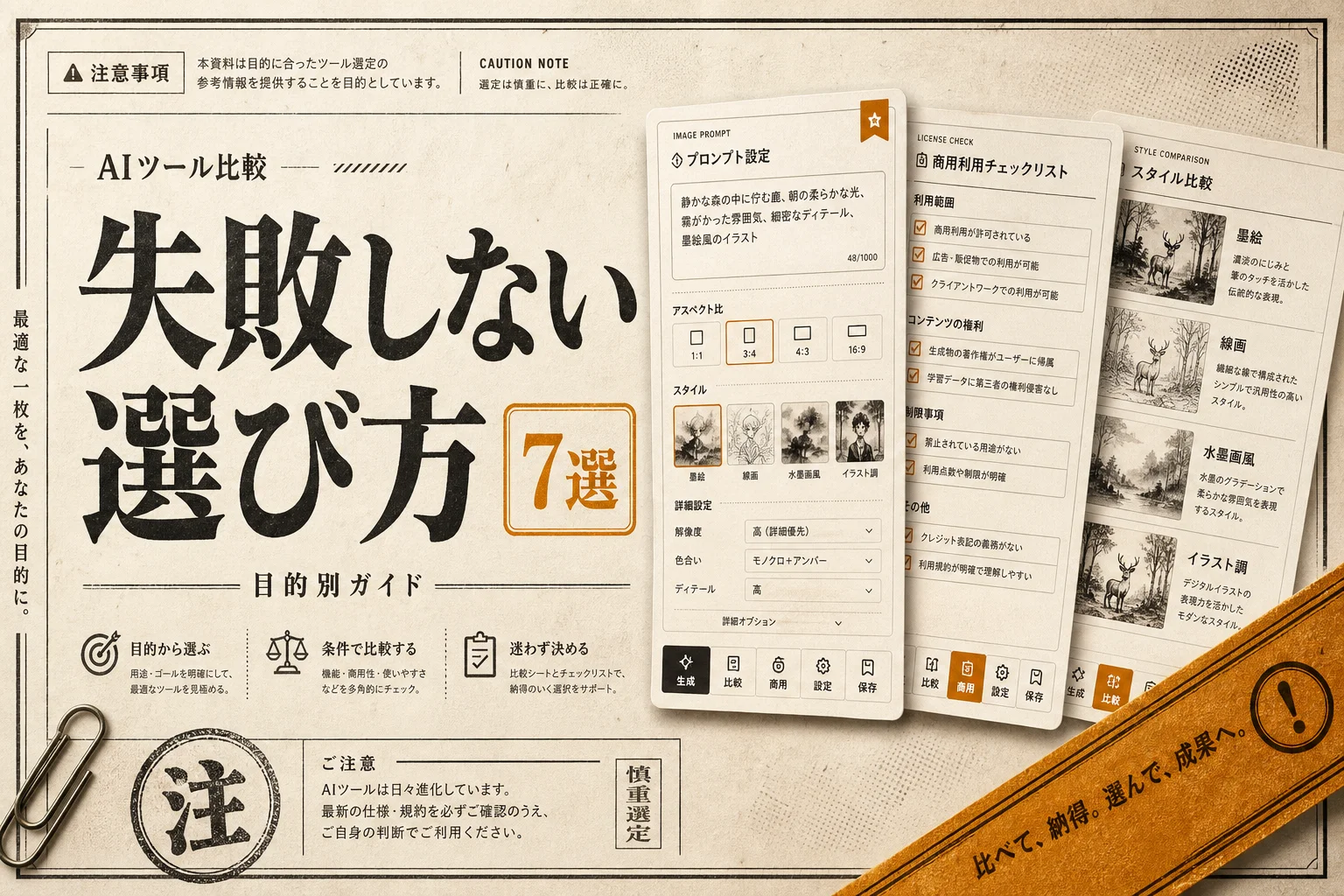 イラストAIの選び方とおすすめ7選 料金と商用利用まで比較（2026年版）