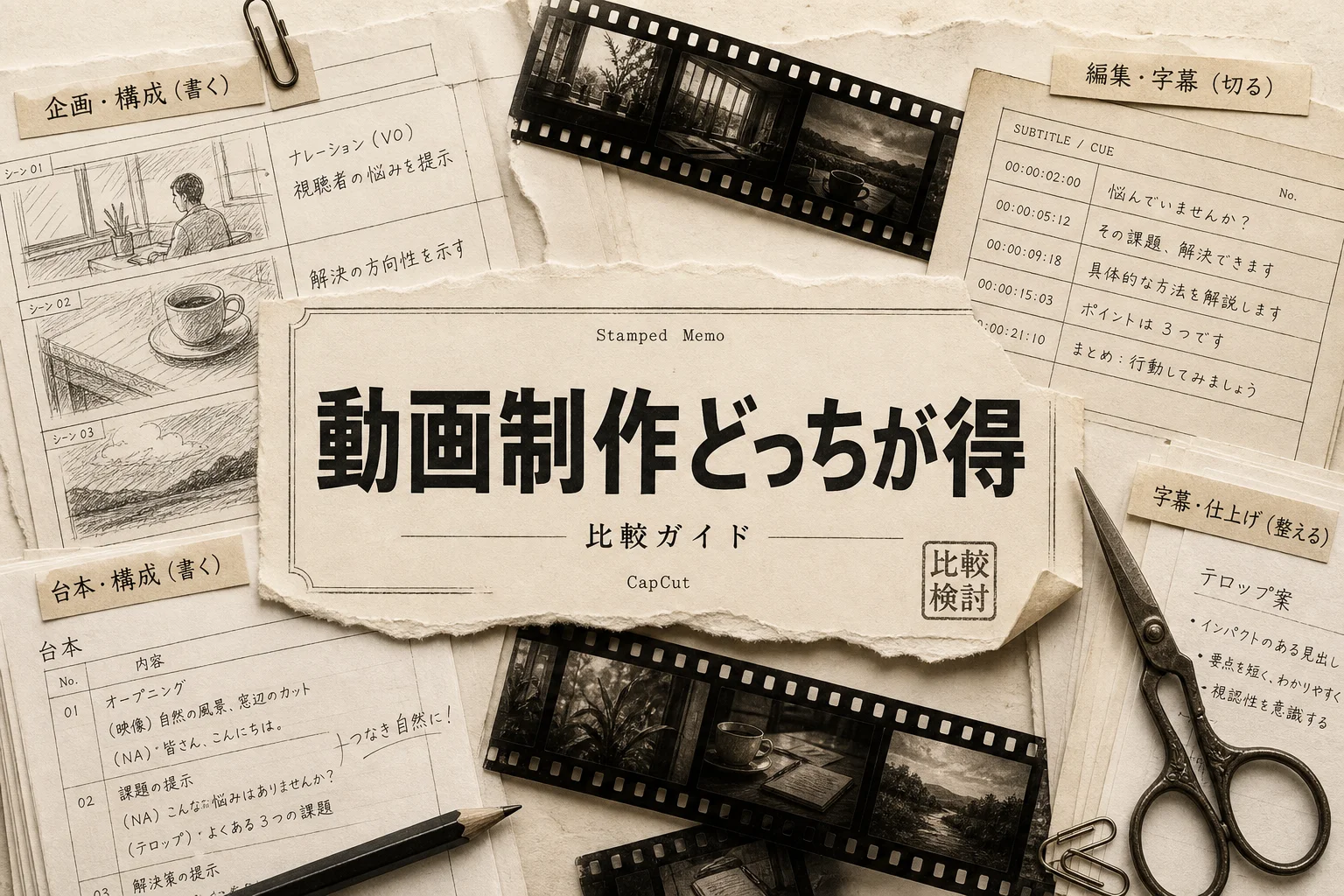 CapCutとChatGPTを動画制作で比較 性能とコストの違い (2026年版)