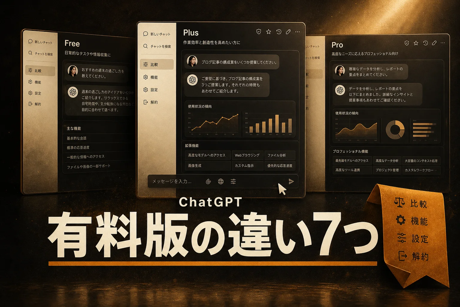 チャットGPTプラスとは？月額20ドルでできること7つと無料版の違い (2026年版)