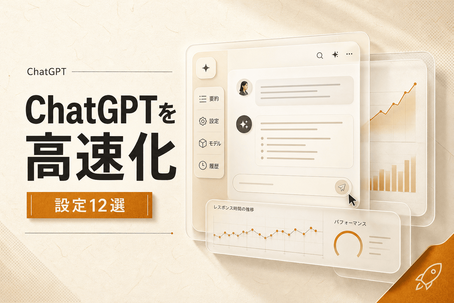 ChatGPTが遅い原因と対処法 — レスポンスを3倍速くする設定12個