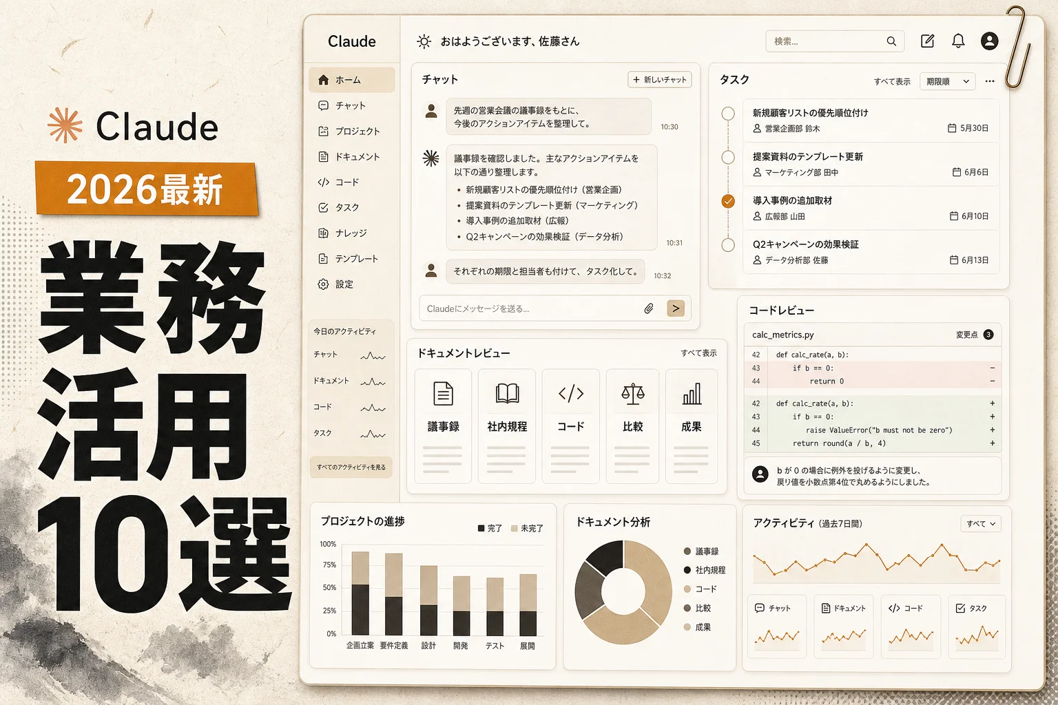 Claude 事例10選、企業の業務活用と成果を実務目線で解説 (2026年版)