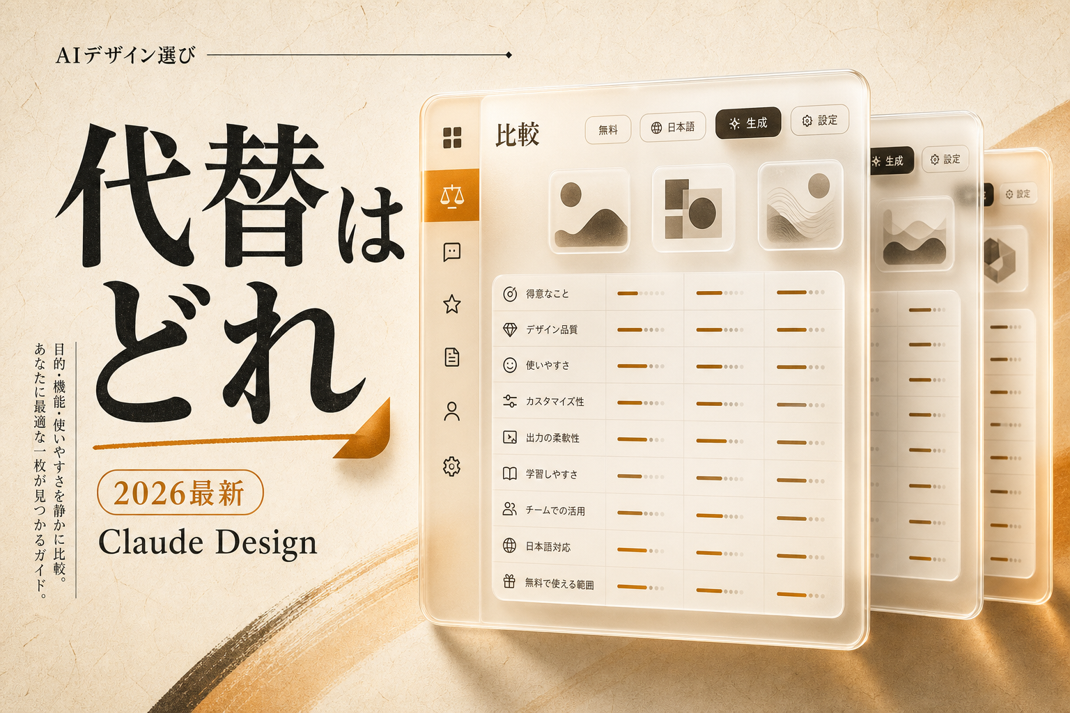 Claude Design 代替はどれ？無料・日本語・オープンソースで選ぶ2026年版