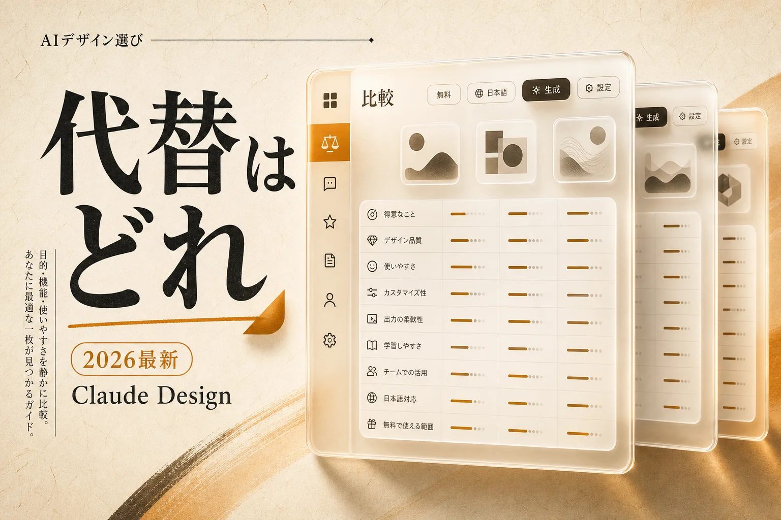 Claude Design 代替はどれ？無料・日本語・オープンソースで選ぶ2026年版