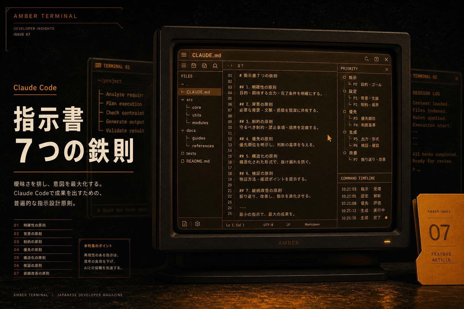 CLAUDE.mdの書き方｜Claude Codeが化ける7つのルールと実例テンプレート
