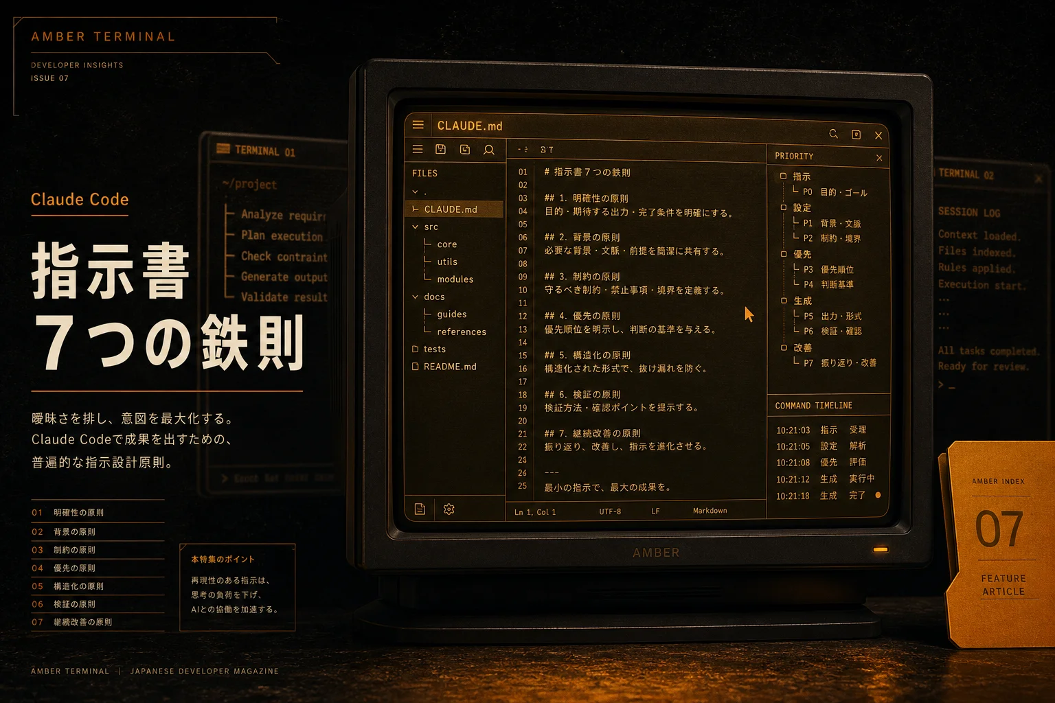 CLAUDE.mdの書き方｜Claude Codeが化ける7つのルールと実例テンプレート