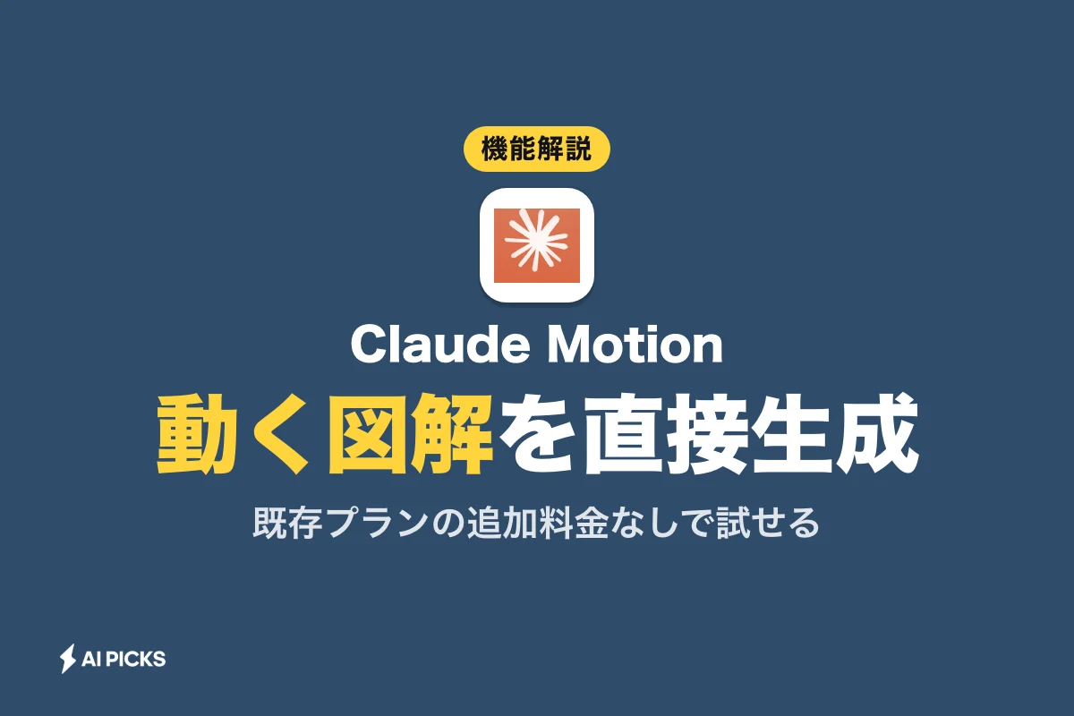 Claude Motionとは？解説アニメーションを生成する機能・使い方とDashboards連携