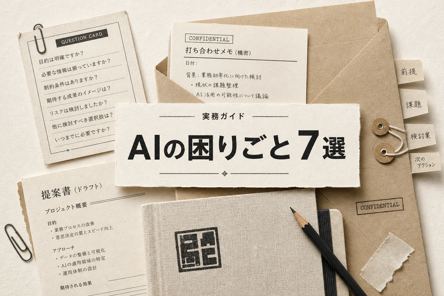 コーチ・コンサルがAIで困る場面と解決策7選 質問設計から守秘まで