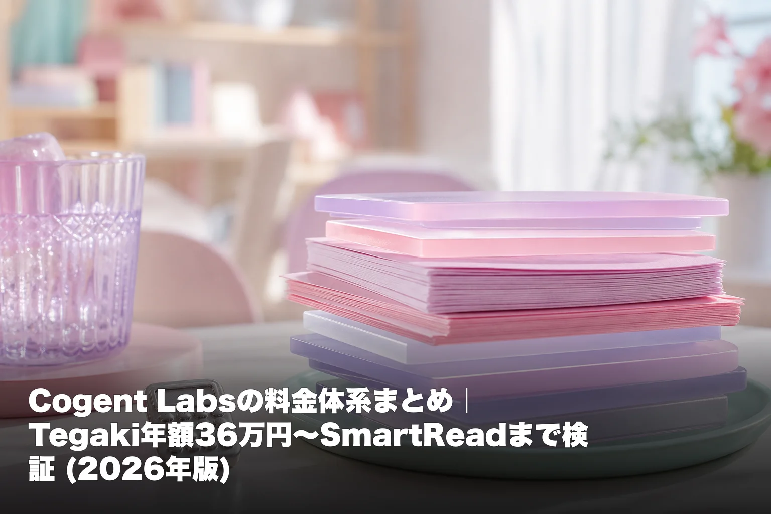 Cogent Labsの料金体系まとめ｜Tegaki年額36万円〜SmartReadまで検証 (2026年版)