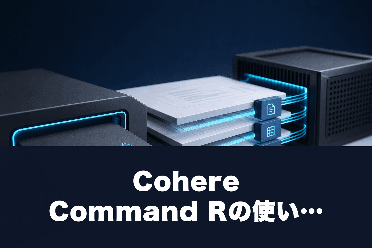 【2026年最新】Cohere Command Rの使い方・料金完全ガイド｜APIキー取得からRAG実装まで
