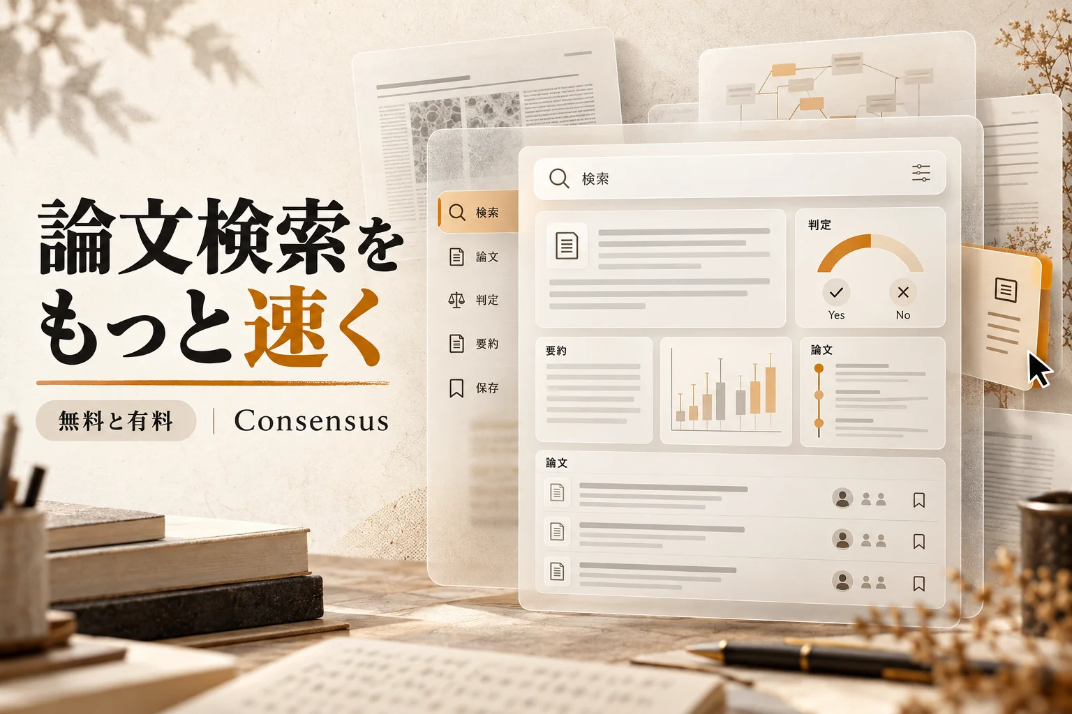 コンセンサス（Consensus）で論文検索を効率化する手順と料金プラン (2026年版)