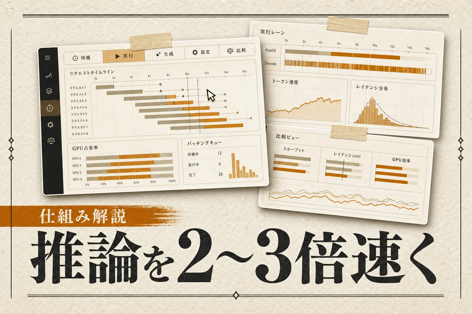continuous batchingとは？LLM推論が2〜3倍速くなる仕組みと導入判断