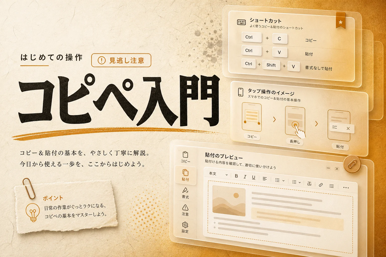 コピペとは？意味・やり方・ショートカットを初心者向けにやさしく解説