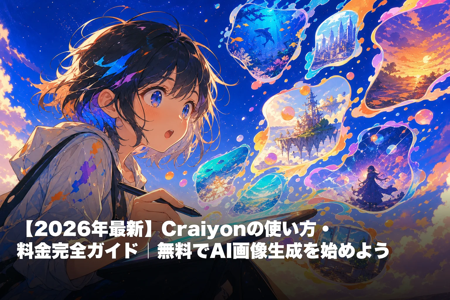 【2026年最新】Craiyonの使い方・料金完全ガイド｜無料でAI画像生成を始めよう
