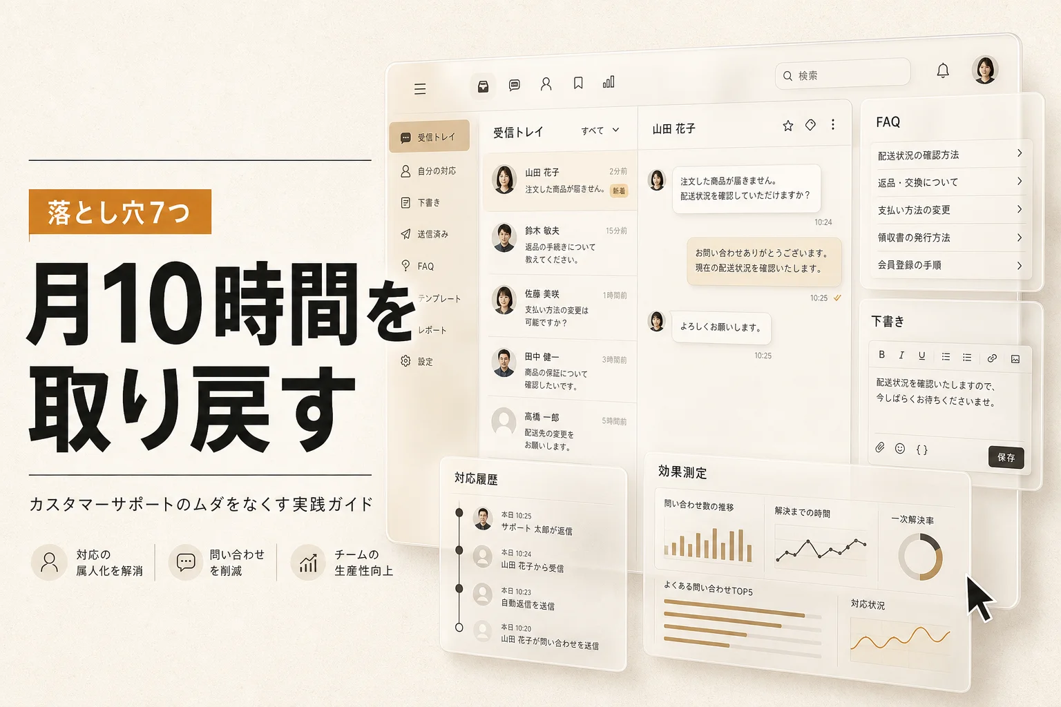 CS AI 業務効率化で月10時間戻す実装手順と落とし穴7つ