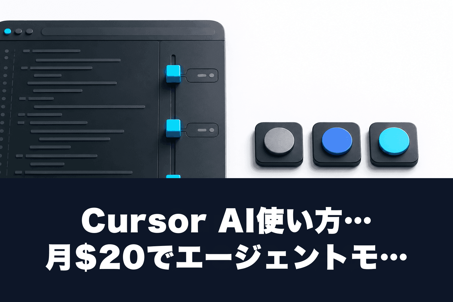 Cursor AI使い方2026｜月$20でエージェントモード・GitHub Copilot比較