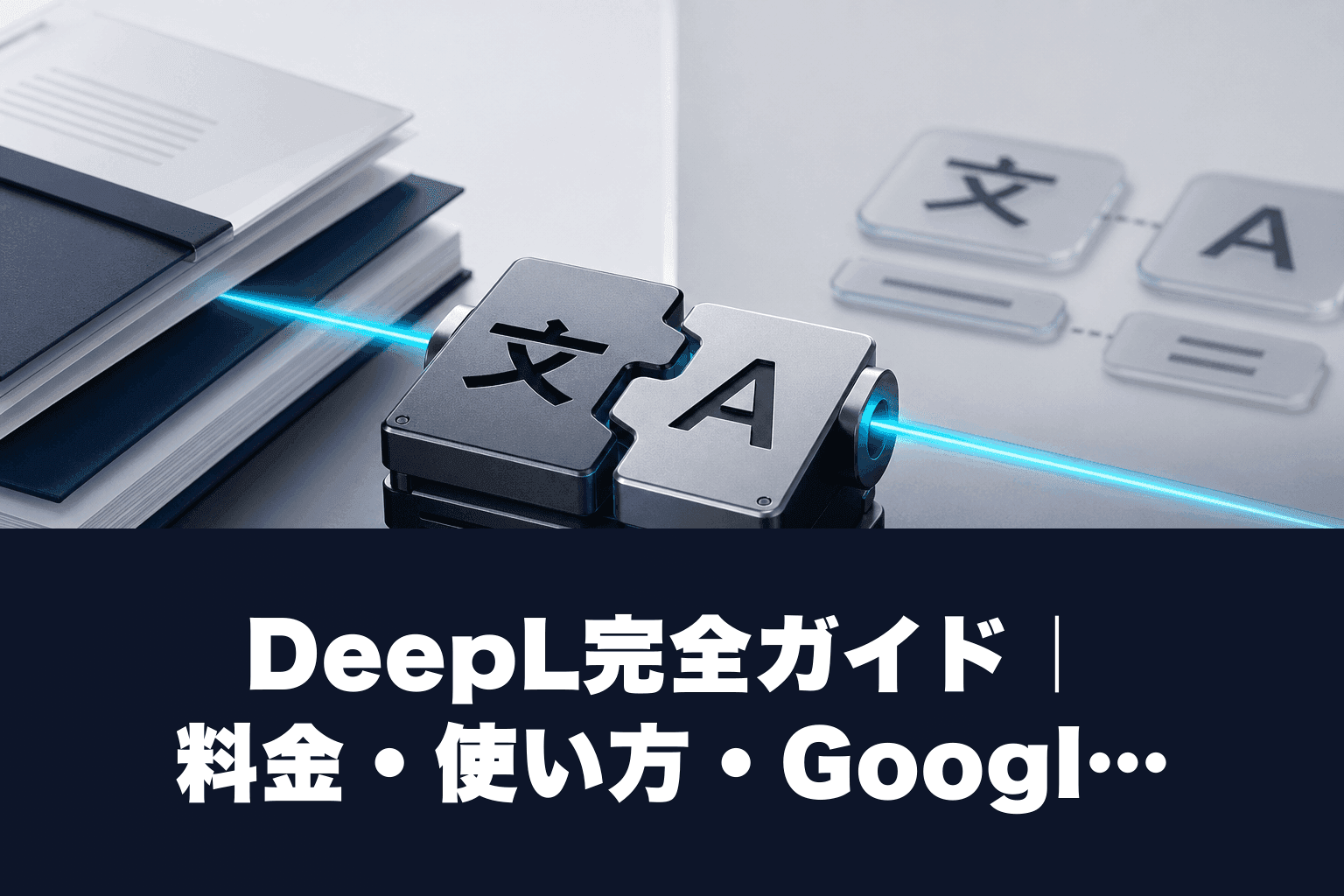 【2026年最新】DeepL完全ガイド｜料金・使い方・Google翻訳との違いを徹底解説