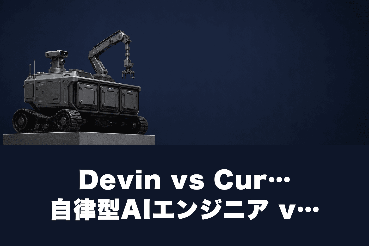 【2026年最新】Devin vs Cursor｜自律型AIエンジニア vs AIコードエディタ、どちらが開発効率を上げるか