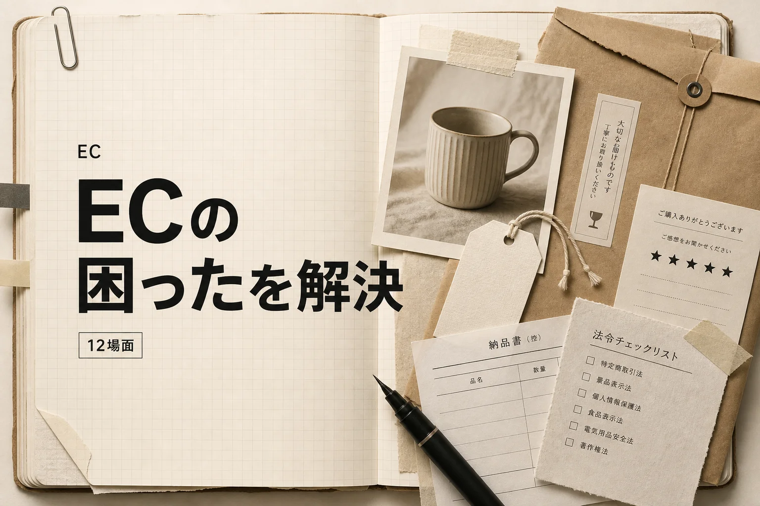 EC・ネットショップのAIで困った12場面と解決策Q&A（2026年版）