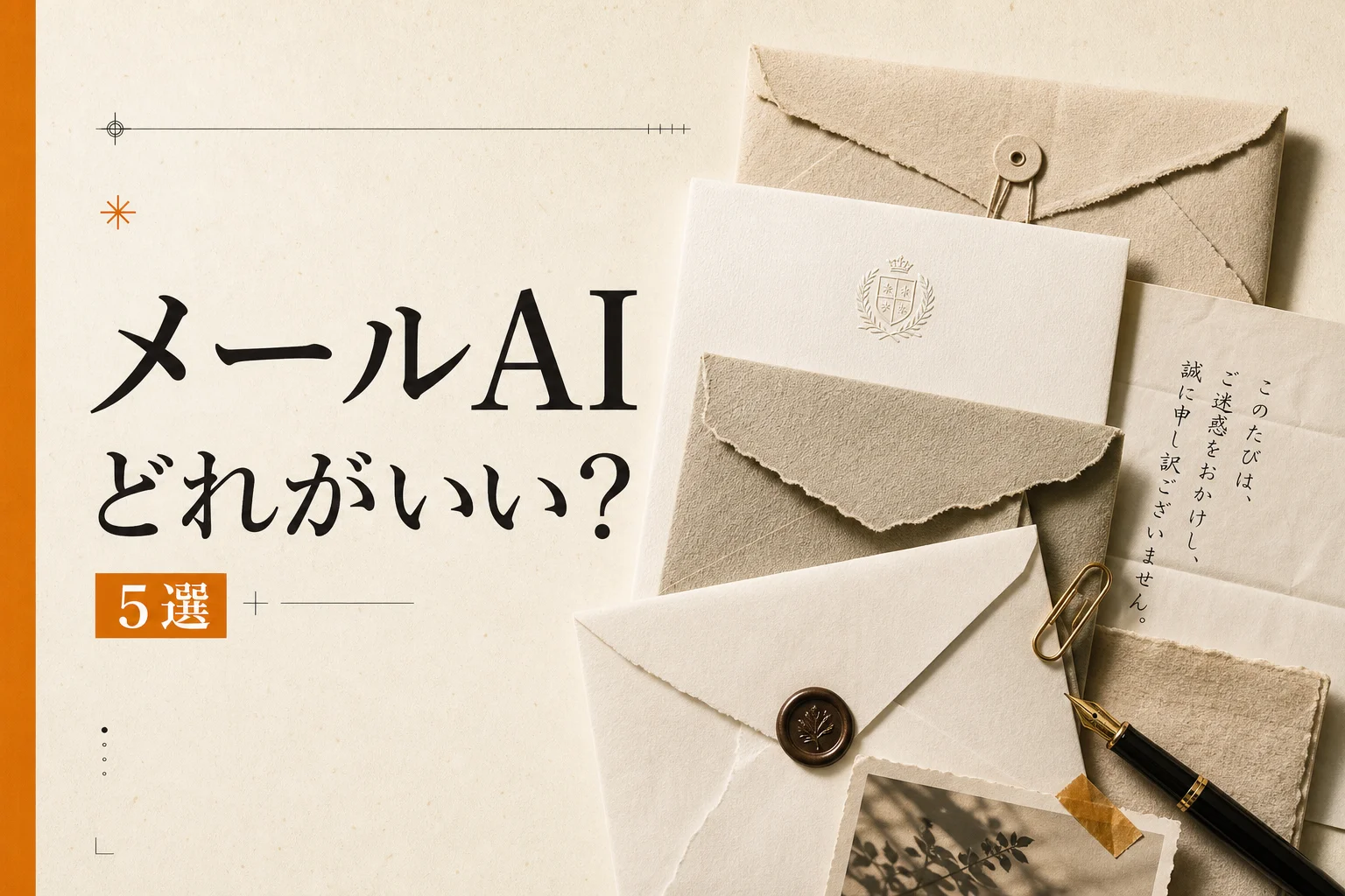 経営者のメール作成AI 5選 月3,000円以下で始める選び方 (2026年版)
