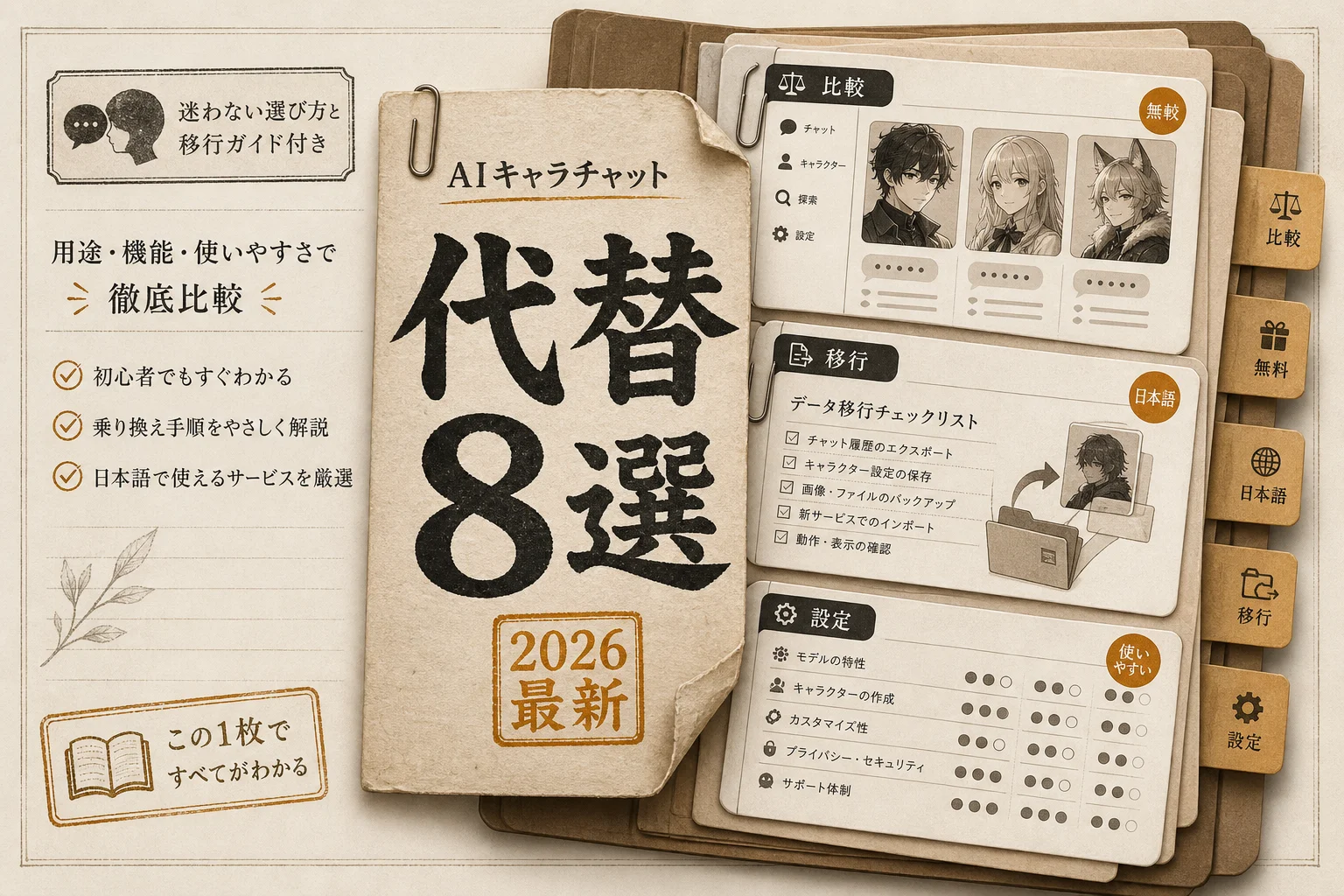 Emochi の代替アプリ8選｜無料・日本語・オープンソースで選ぶ (2026年版)