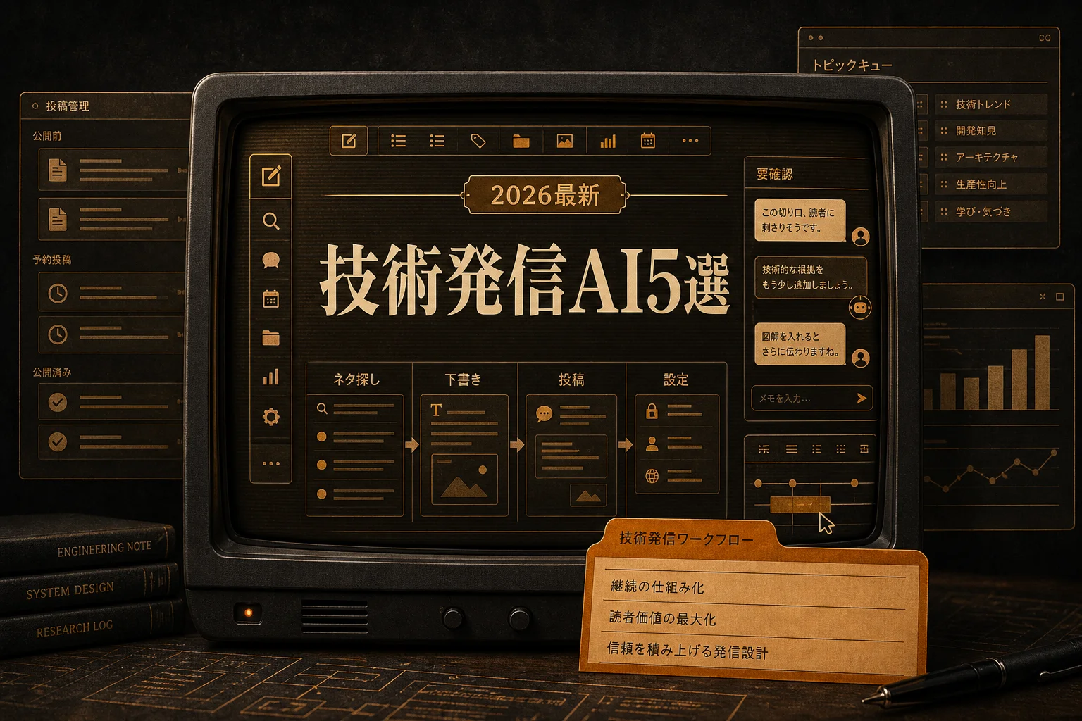エンジニアのSNS投稿AI 5選 月3,000円以下で選ぶ基準 (2026年版)